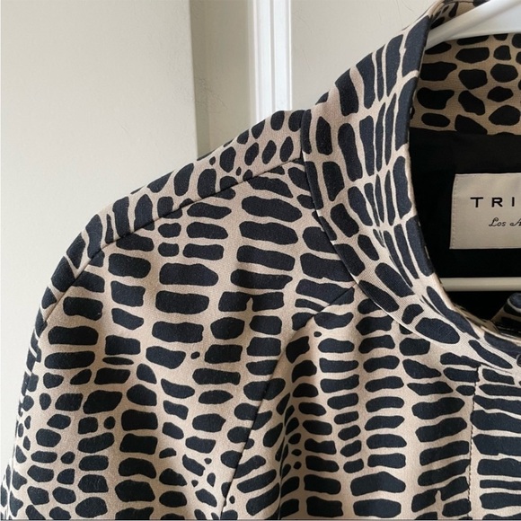 Trina Turk Animal Print Bolero Jacket Blazer size 4 - Picture 7 of 9